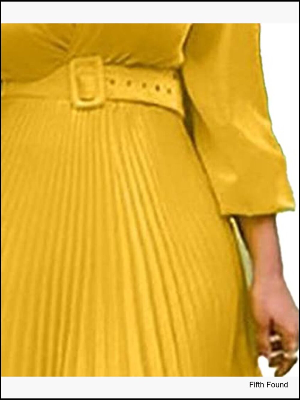 Deep V Neck Long Sleeve Wrap Chiffon Maxi Dress Pleated Belted Party Cocktail - Picture 3 of 3